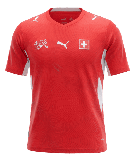 Switzerland Home Soccer Jersey World Cup 2026 Red