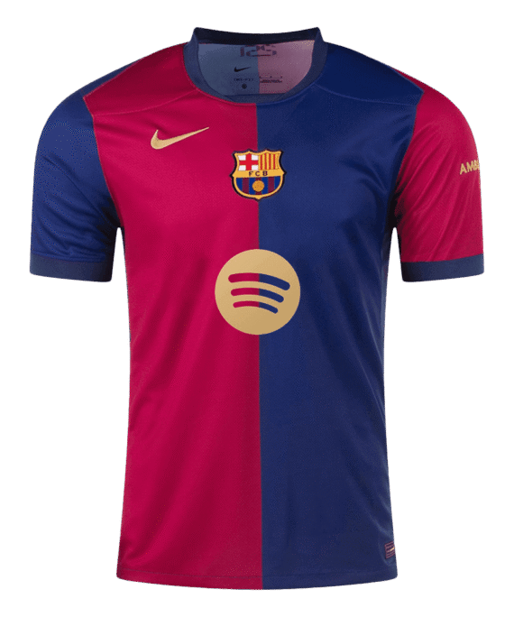 Barcelona Home Jersey-Spotify Logo Without Text