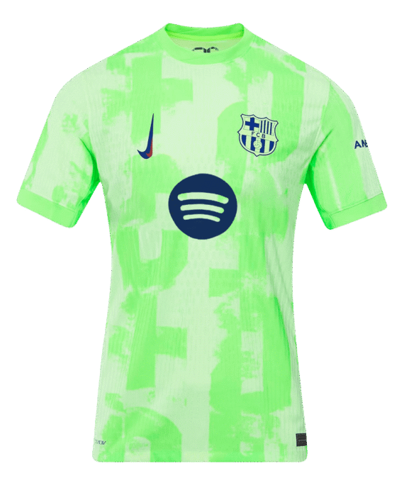 Barcelona Third Away Soccer Jersey Authentic-(Spotify Logo Without Text)