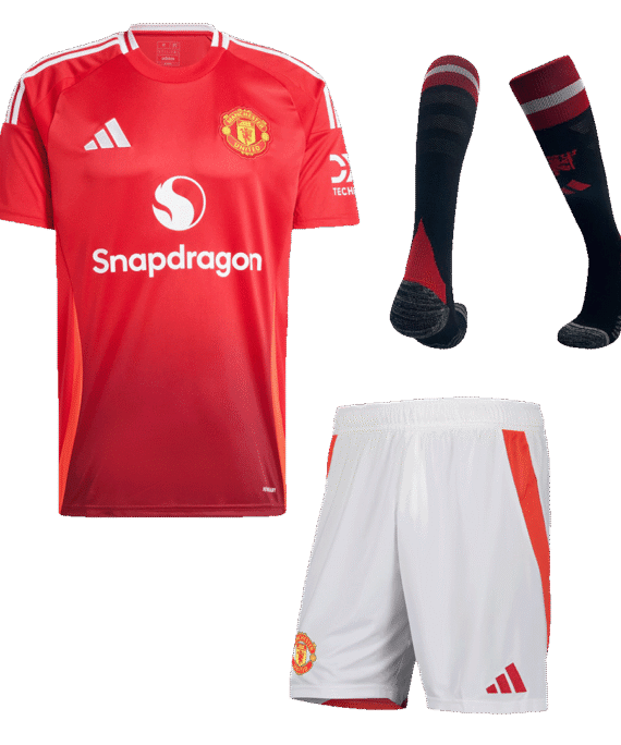 Manchester United Home Jersey Kit (Jersey+Shorts+Socks)