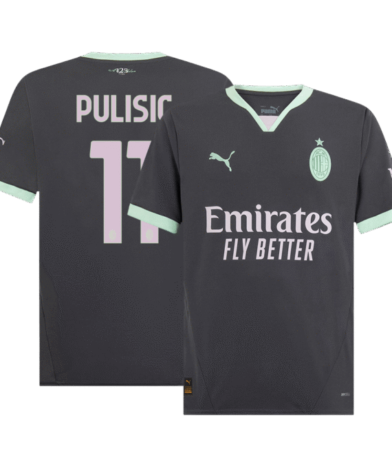 AC Milan PULISIC #11 Third Away Soccer Jersey