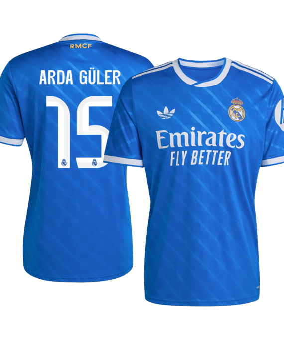 Real Madrid ARDA GÜLER #15 Third Away Soccer Jersey 2025/26