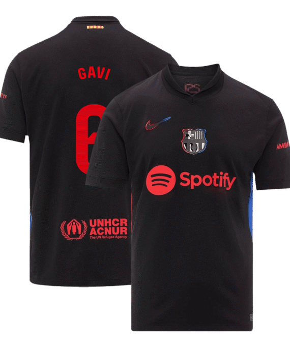 Barcelona GAVI #6 Away Soccer Jersey