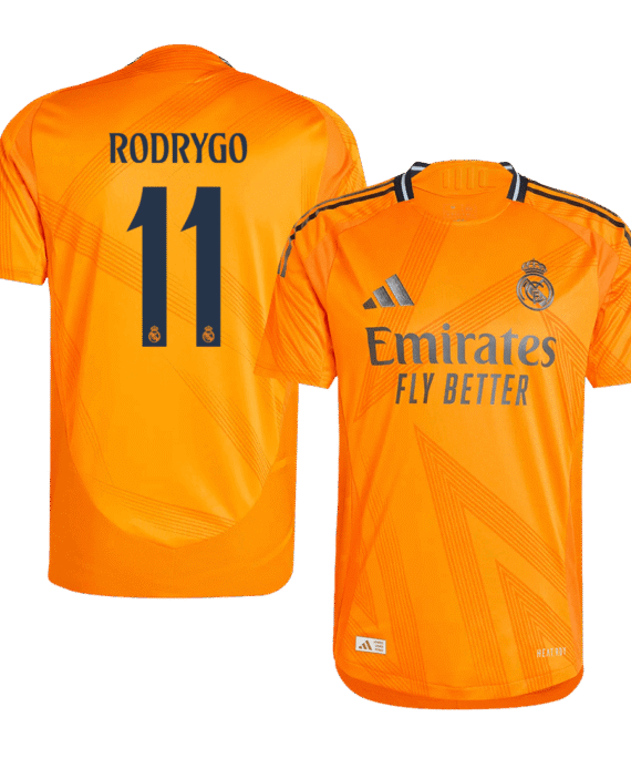 Real Madrid RODRYGO #11 Away Soccer Jersey Authentic