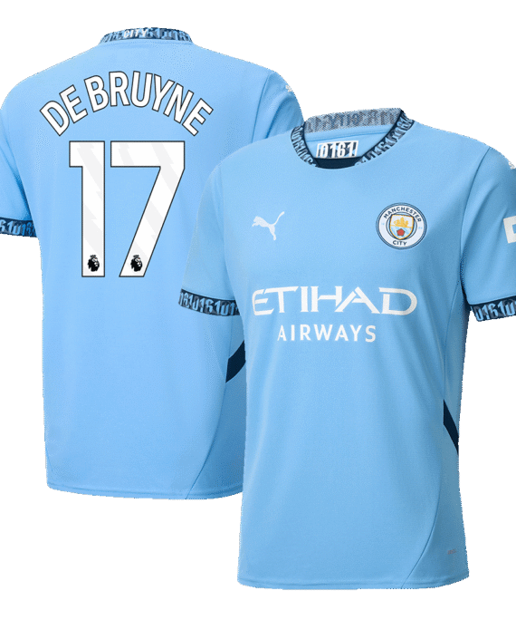 Manchester City DE BRUYNE #17 Home Jersey