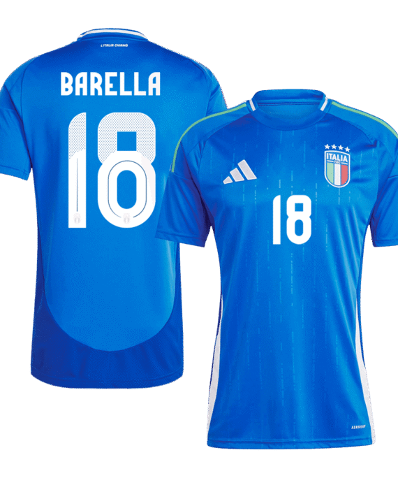 Italy BARELLA #18 Home Jersey EURO