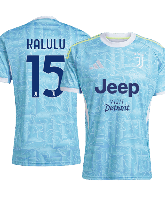Juventus KALULU #15 Away Soccer Jersey 2025/26