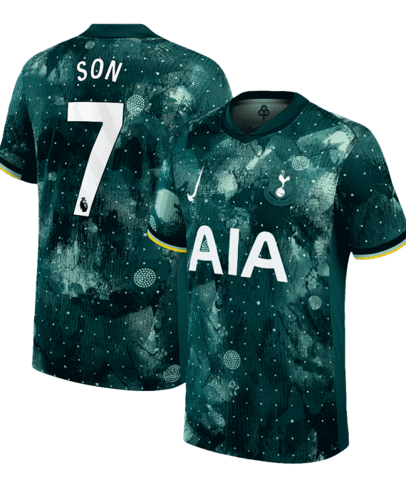 Tottenham Hotspur SON #7 Third Away Soccer Jersey Authentic