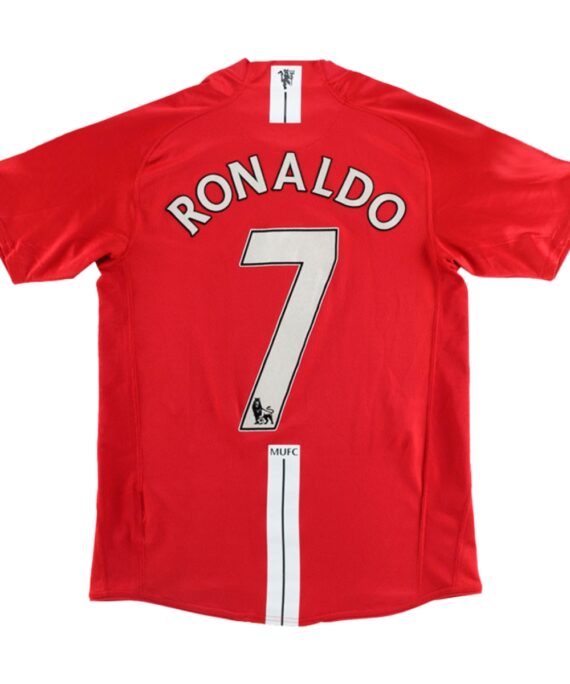 Manchester United RONALDO #7 Home Jersey Retro 2007/08