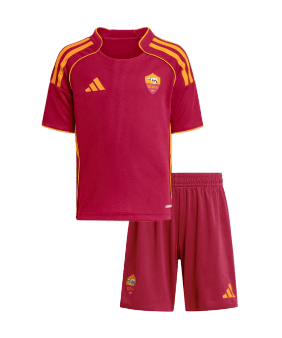 Kid's Roma Home Soccer Jersey Kit 25/26 Red