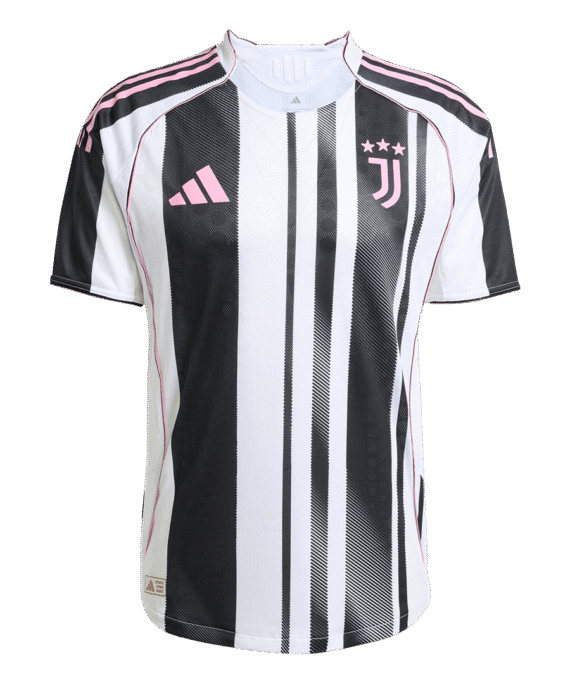 Authentic Juventus Home Soccer Jersey 2025/26 Black&White
