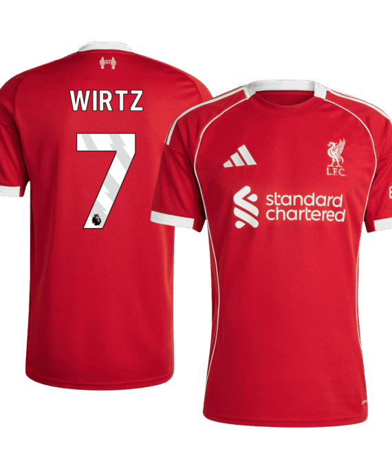 Liverpool WIRTZ #7 Home Soccer Jersey 2025/26