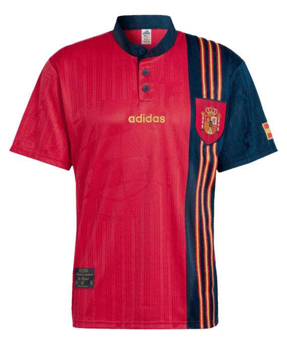 Spain Home Jersey Retro 1996