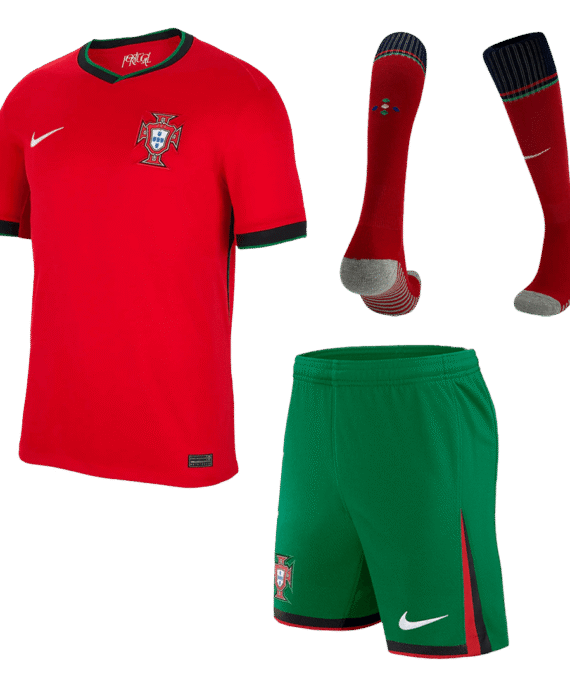 Portugal Home Jersey Kit EURO (Jersey+Shorts+Socks)