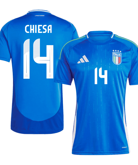 Italy CHIESA #14 Home Jersey EURO