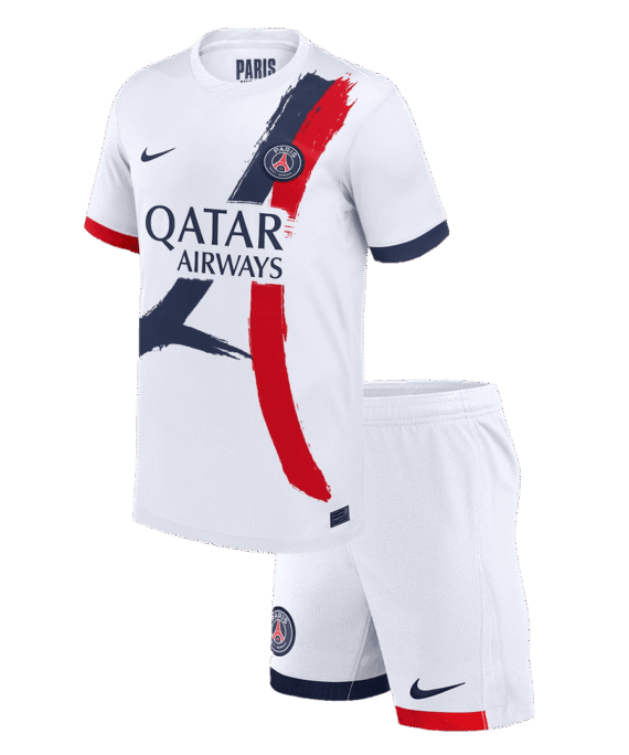 PSG Away Jersey Kit  Kids(Jersey+Shorts)