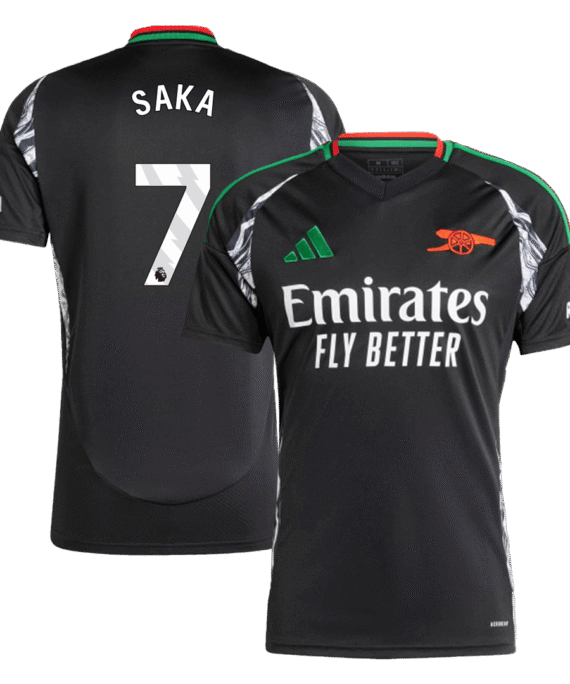 Arsenal SAKA #7 Away Soccer Jersey
