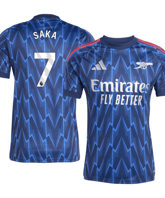 Arsenal SAKA #7 Away Soccer Jersey 2025/26