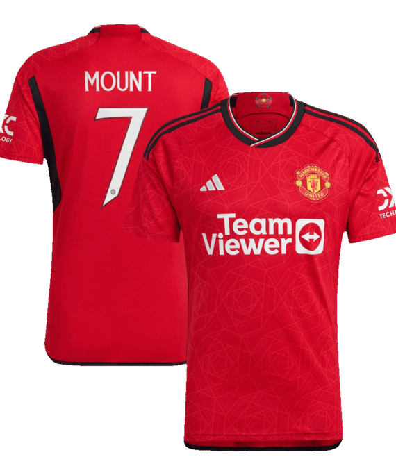 Manchester United MOUNT #7 Home Jersey 2023/24 - UCL Edition