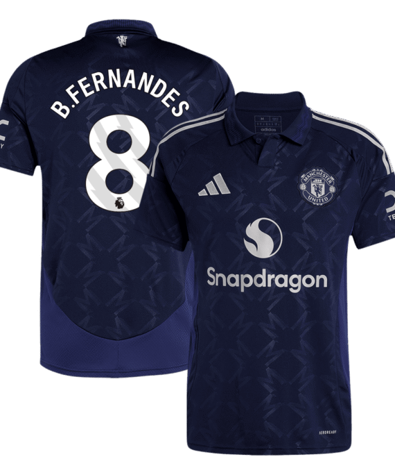Manchester United B.FERNANDES #8 Away Soccer Jersey