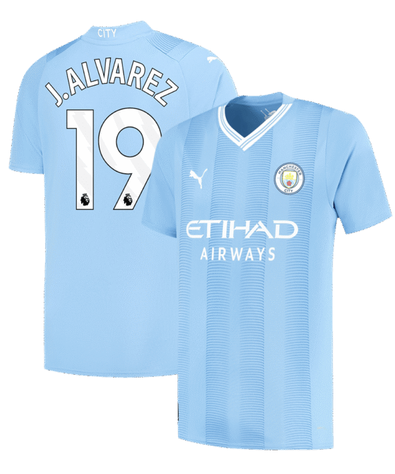 Manchester City J.ALVAREZ #19 Home Jersey 2023/24