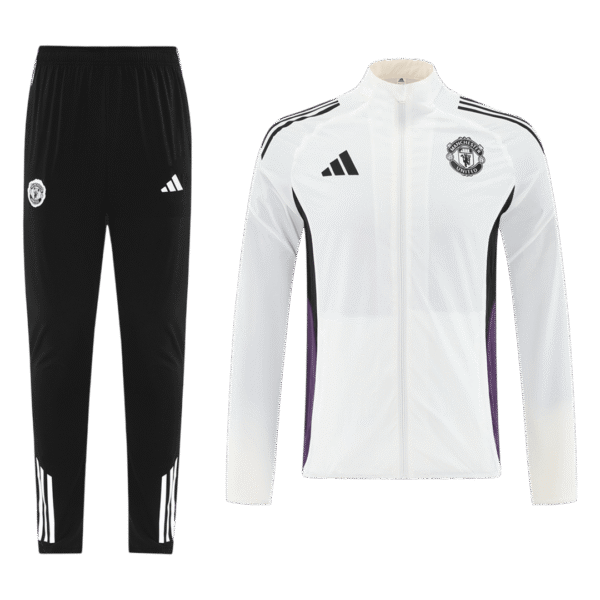 Training Kit Mu Manchester United Training Kit 2025/26 - White (Top+Pants) - Soccer In ...