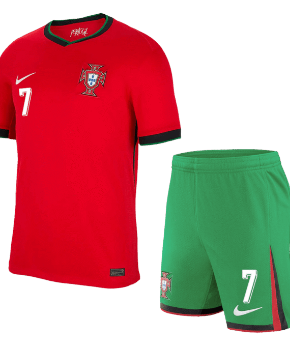 Portugal RONALDO #7 Home Jersey Kit EURO (Jersey+Shorts)