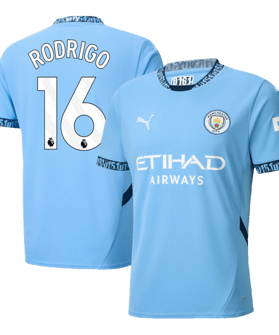 Manchester City RODRIGO #16 Home Jersey
