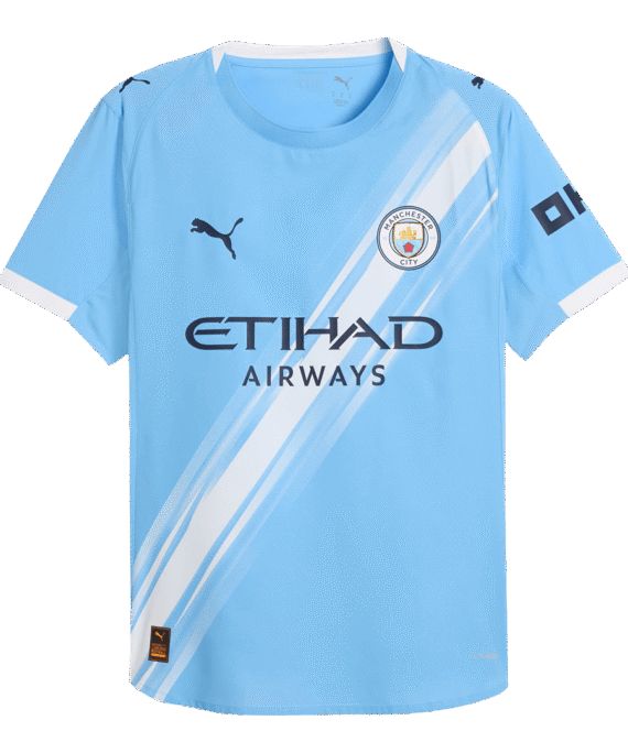 Authentic Manchester City Home Soccer Jersey 2025/26 Blue