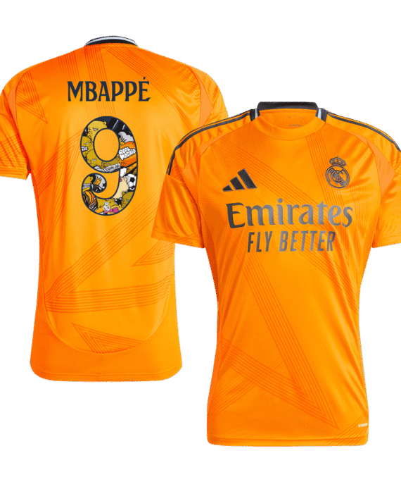 Real Madrid MBAPPÉ #9 Away Jersey - Bear Champ Font
