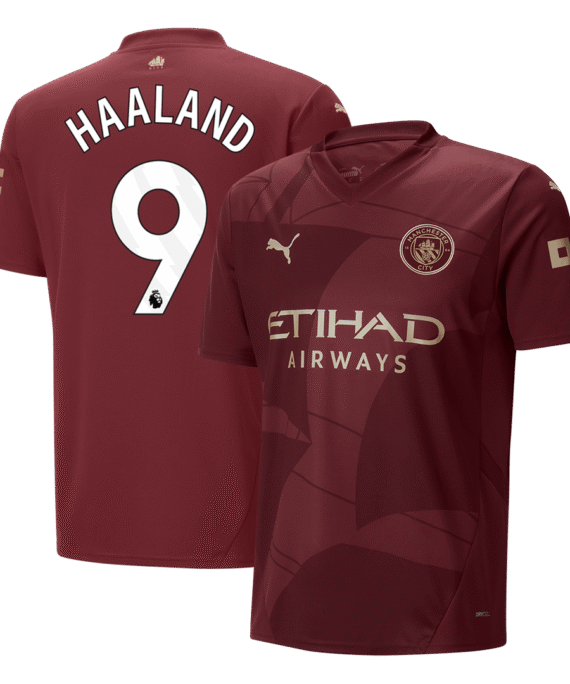 Manchester City HAALAND #9 Third Away Soccer Jersey