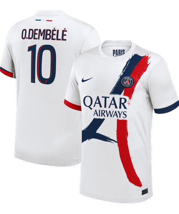 PSG O.DEMBÉLÉ #10 Away Jersey