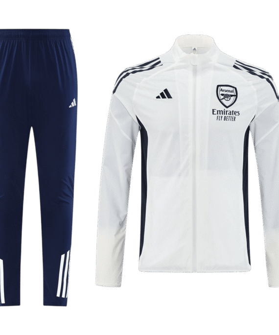 Arsenal Training Kit 2025/26 - White (Top+Pants)