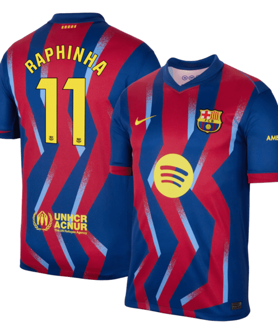 Barcelona RAPHINHA #11 Fourth Away Soccer Jersey 2025/26