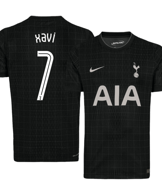 Tottenham Hotspur XAVI #7 Away Soccer Jersey 2025/26 - UCL Edition