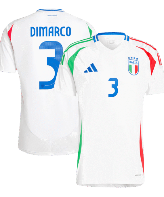 Italy DIMARCO #3 Away Jersey EURO