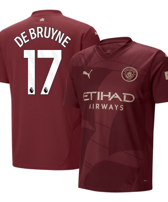 Manchester City DE BRUYNE #17 Third Away Soccer Jersey
