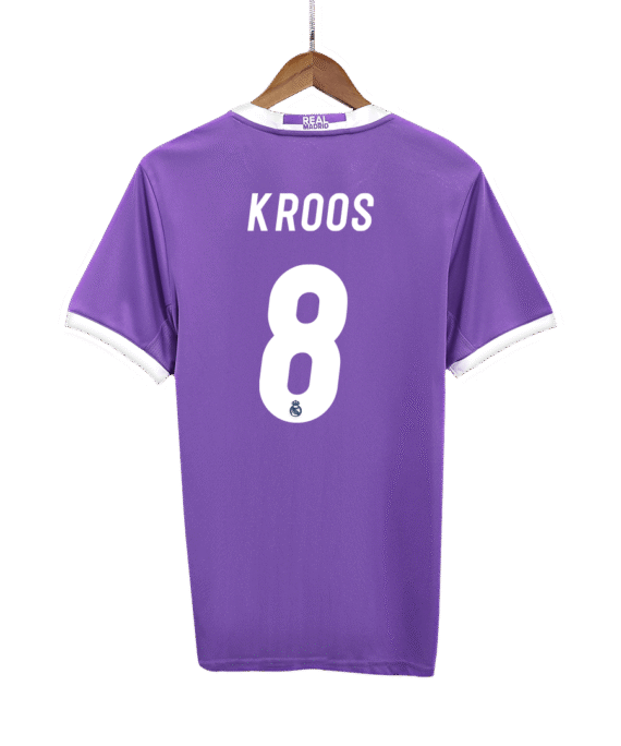 Real Madrid KROOS #8 Away Soccer Jersey Retro 2016/17