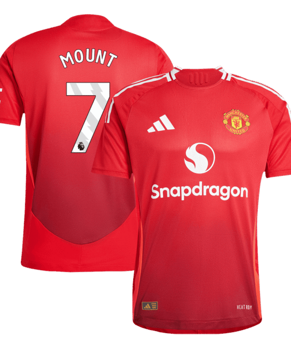 Manchester United MOUNT #7 Home Soccer Jersey Authentic