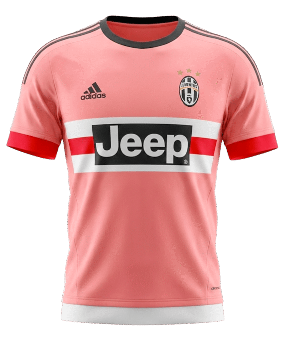 Juventus Away Soccer Jersey Retro 2015/16