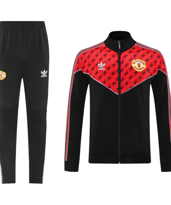 Manchester United Training Kit 2025/26 - Red&Black (Jacket+Pants)