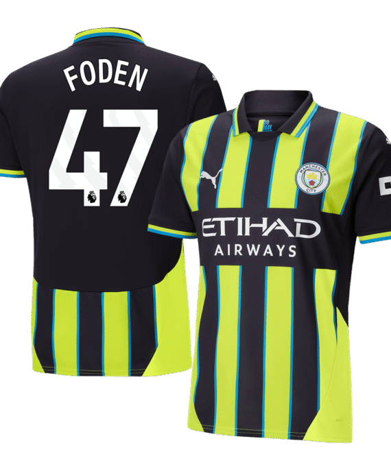 Manchester City FODEN #47 Away Soccer Jersey