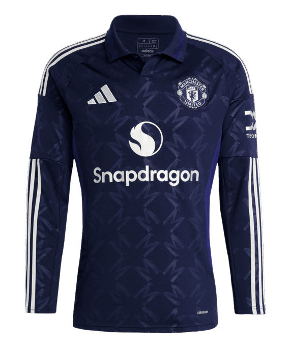 Manchester United Long Sleeve Away Soccer Jersey