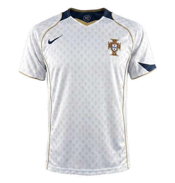 Portugal Away Soccer Jersey Retro 2004