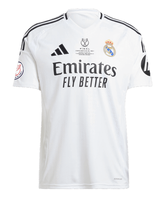 Real Madrid Home Jersey - Copa del Rey Final