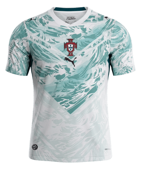 Portugal Away Soccer Jersey World Cup 2026 White&Green