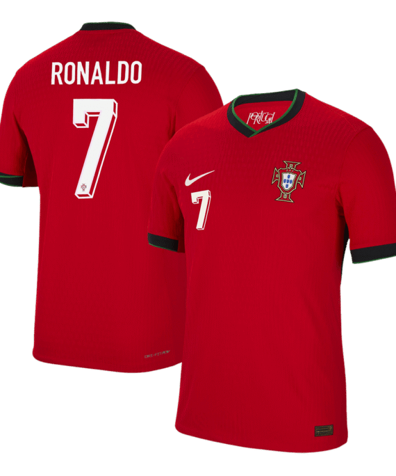 Portugal RONALDO #7 Home Jersey Authentic EURO