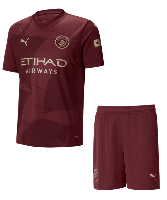 Manchester City Third Away Soccer Jersey Kit (Jersey+Shorts)