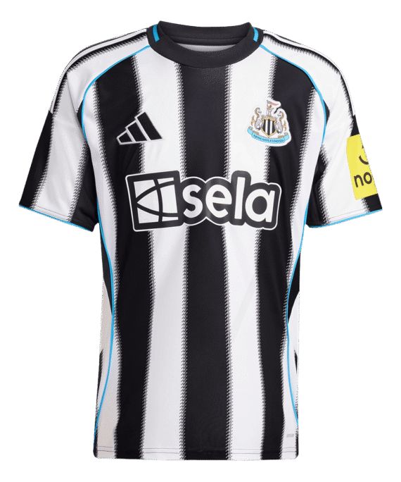 Newcastle United Home Soccer Jersey 2025/26 Black&White