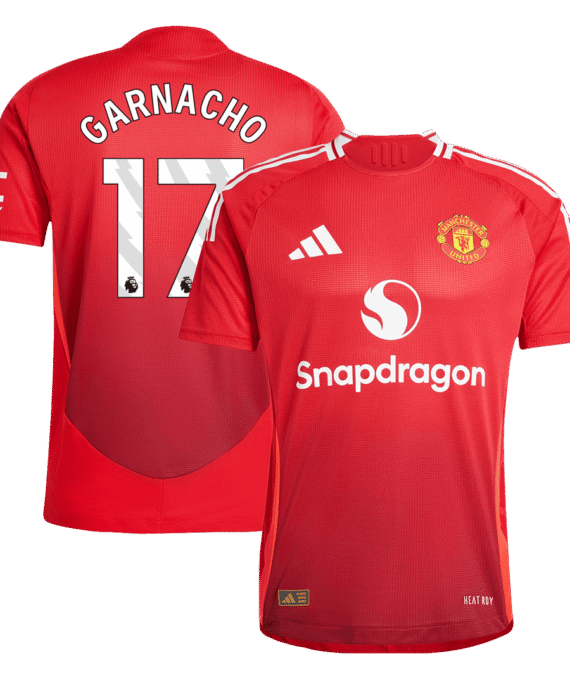 Manchester United GARNACHO #17 Home Soccer Jersey Authentic
